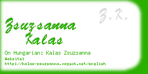 zsuzsanna kalas business card